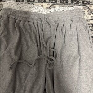 SHEIN Gray Ruffled Sweatpants